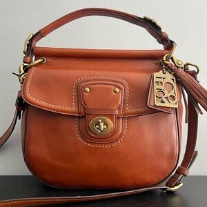 Coach Vintage 19132 70th Anniversary Willis Legacy British Tan Satchel Bag